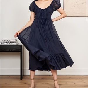 La ligne Josie dress in navy